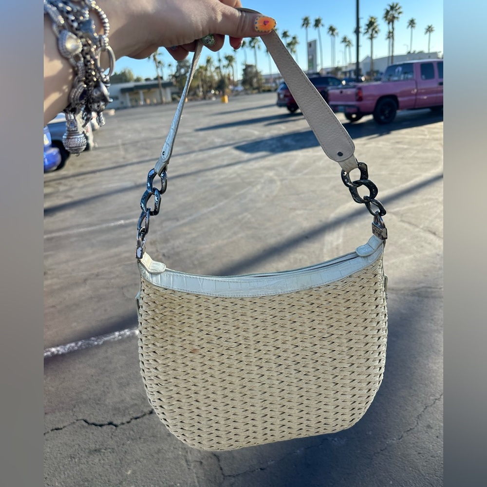 Brighton straw bag vintage tote